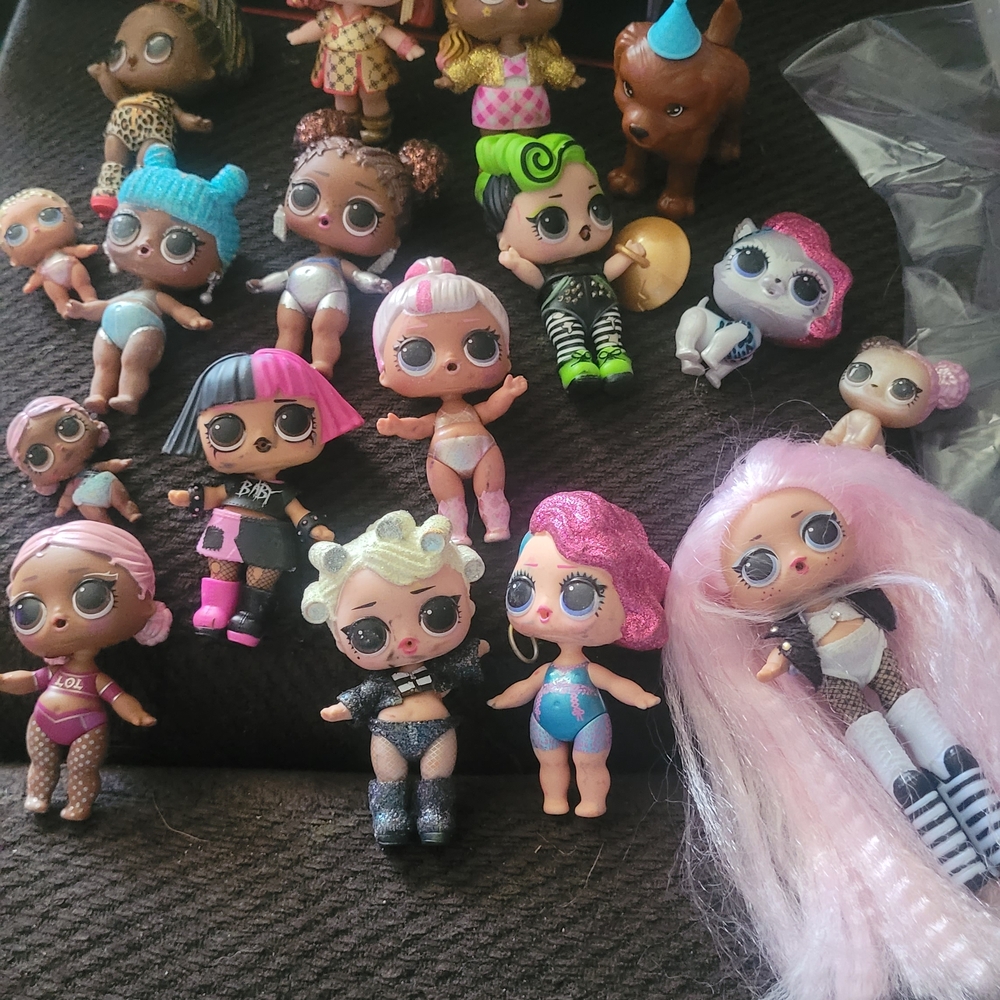L.O.L. Surprise! Dolls with Pink, Blue, and Black Hair